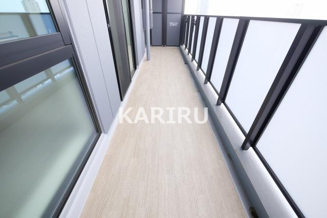 ジオタワー新町のバルコニー