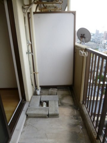豊国スカイマンション国分のバルコニー