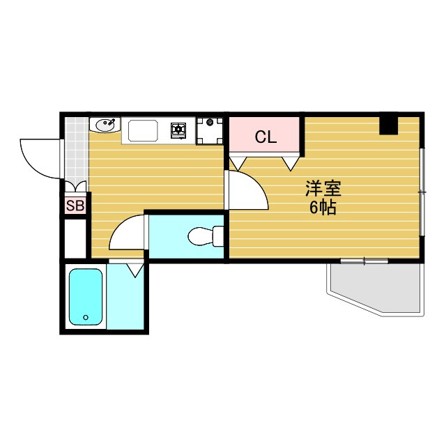 ラフィーネ淡路の間取り