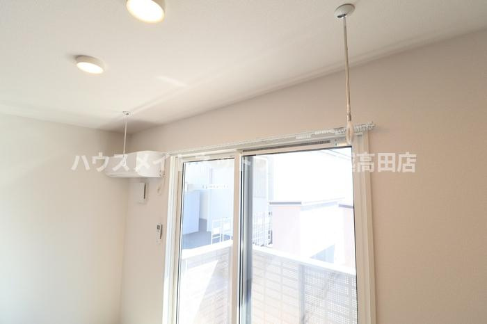 メゾン ド ポムの内装|室内物干し