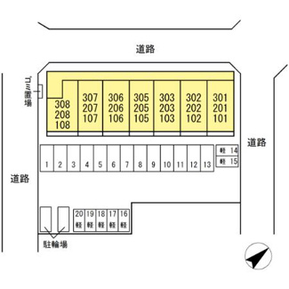 【区画図】 | リヴィエール中央　1LDKBT