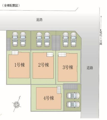 藤沢市大庭新築戸建て　7期1号棟の区画図|区画図「藤沢市大庭新築戸建て」