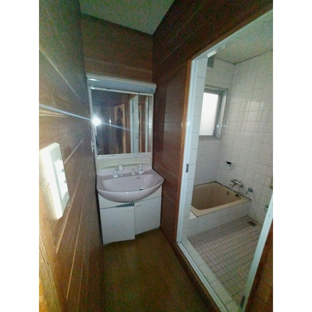 岐阜市柳ケ瀬通３丁目のアパートの洗面所