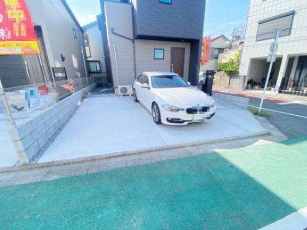 祝：成約済み　八王子市　台町４丁目　新築戸建て　２４ー２期の駐車場|～仲介手数料無料☆八王子ひなた不動産～　八王子市台町　新築戸建て