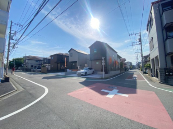 祝：成約済み　八王子市　台町４丁目　新築戸建て　２４ー２期の前面道路含む現地写真|～仲介手数料無料☆八王子ひなた不動産～　八王子市台町　新築戸建て