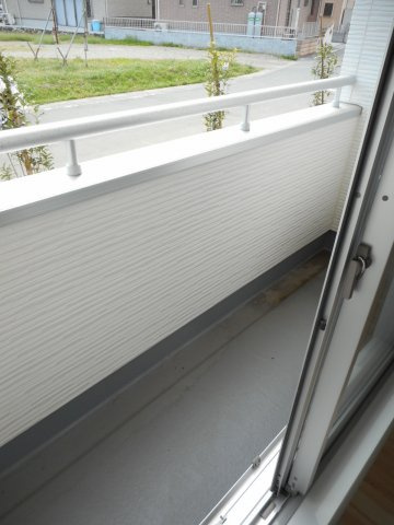 アルメゾン小川町のバルコニー
