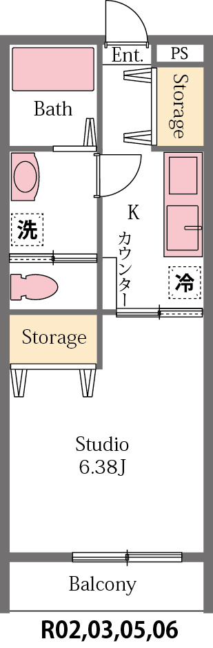 アルメゾンコスメアの間取り
