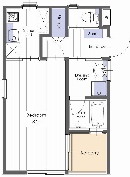アルメゾンSUAVEの間取り