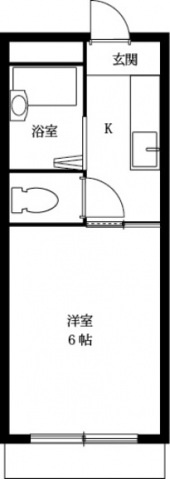 アルムクイーン箭弓町の間取り