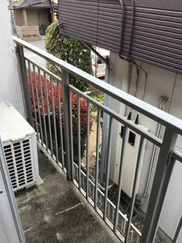 あるゾウパレス六反町のバルコニー