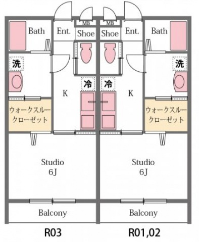 カーサグランツの間取り