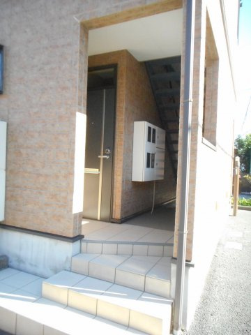 エスポワールS棟のエントランス