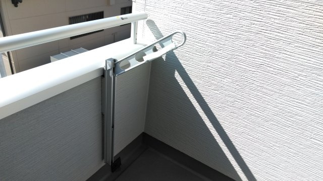 ウェルデンス熊谷Bのバルコニー