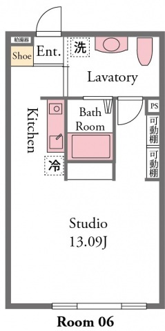ガーデニアの間取り|R06