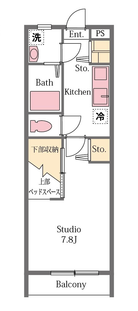サンティエの間取り
