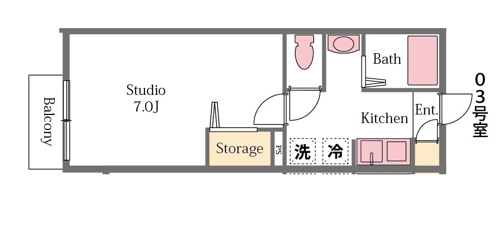 コンフォート黒須|R03