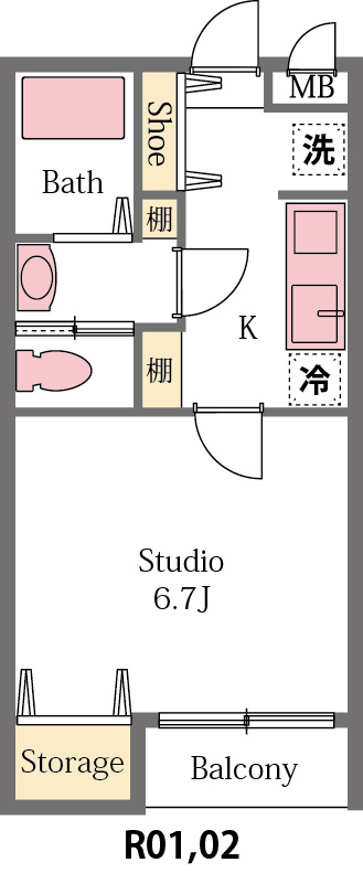 コルドールの間取り