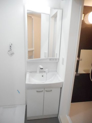 ゼラニウムの独立洗面台