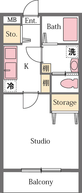 シャルロットの間取り