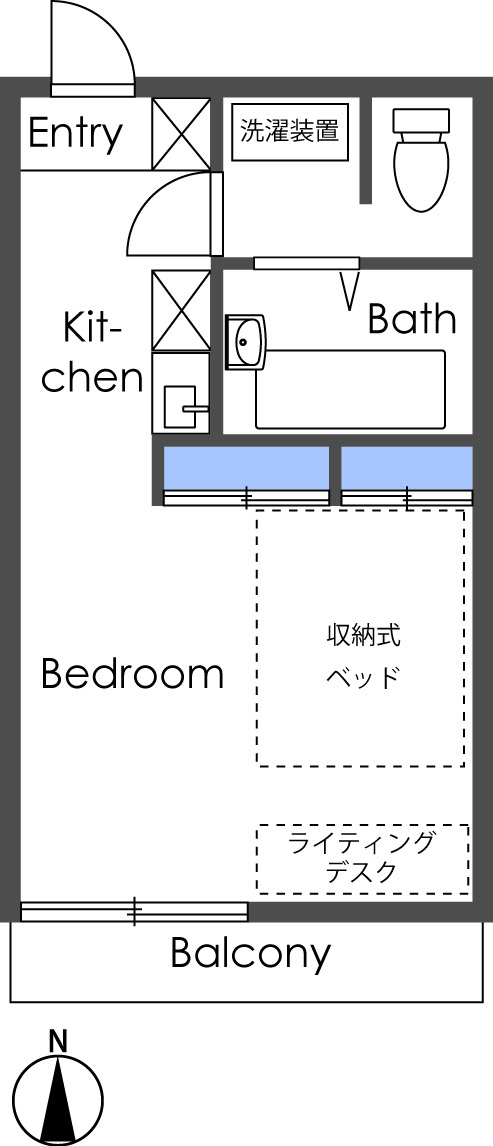 トムソンの間取り
