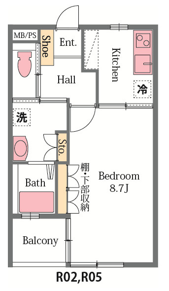 ソレイユの間取り