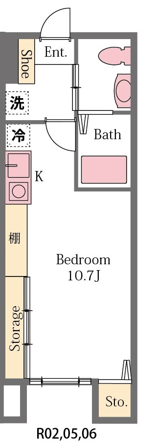 プリムラの間取り