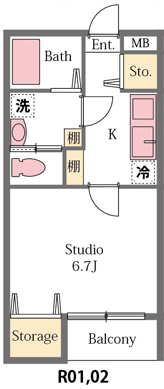 ブリエリーベの間取り