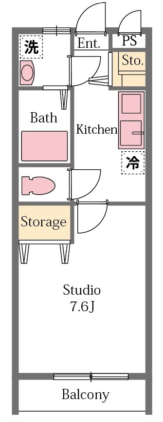 ベルリーソ川越の間取り