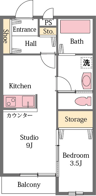 ミレイの間取り