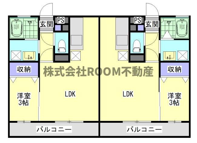 Hermitの間取り