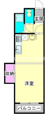 コウガマンションⅡの間取り
