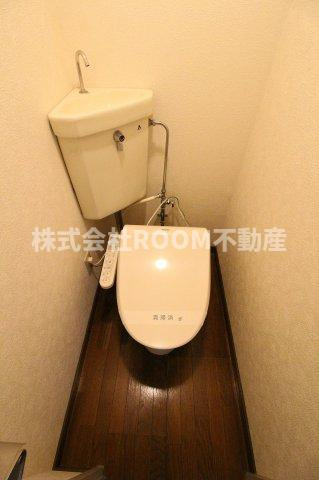 コウガマンションⅡのトイレ|ゆったりとした空間のトイレです