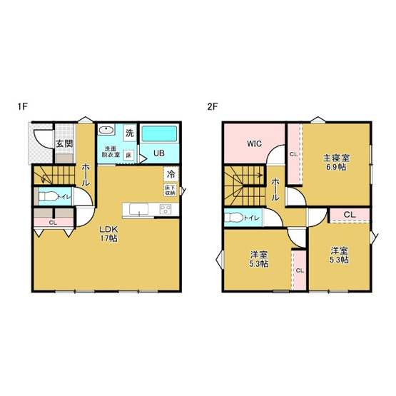 【間取り】 | L/A box　叶分譲Ⅲ