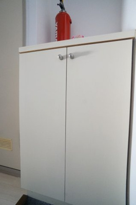 【収納】 | グレイスマンション | 下駄箱があり、玄関を広々とご使用いただく事が出来ます。