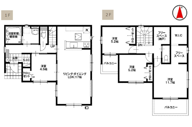 【間取り】 | 高崎市下之城町　2号棟