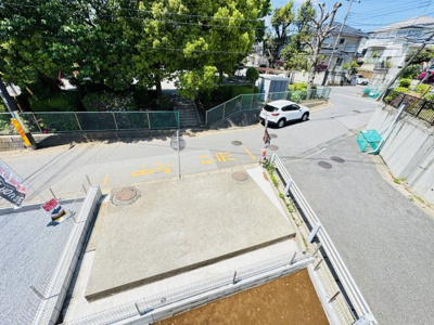 【展望】 | 柏市東柏１丁目新築戸建（東柏２期） | バルコニーより道路側眺望