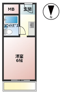 【間取り】 | メゾン・ド・六甲パートⅠ