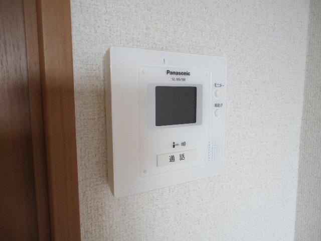 ハピネスガーデンのセキュリティ|カメラ付インターホン（イメージ）