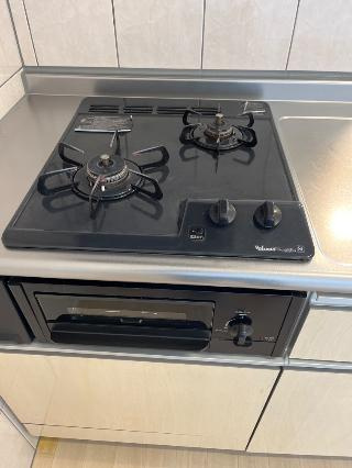 【キッチン】 | ２口コンロ（イメージ）