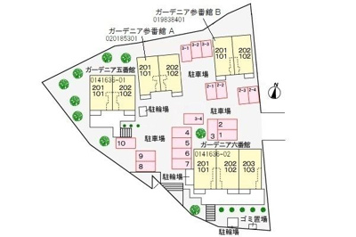 【駐車場】 | ガーデニア参番館A(ガーデニアサンバンカンエー)
