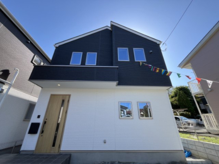 祝　成約済み　八王子市　館町　新築戸建て　４期の外観|～仲介手数料無料☆八王子ひなた不動産～八王子市館町　新築戸建て