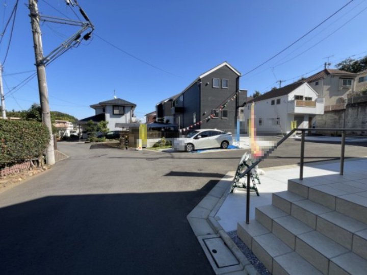 祝：成約済み　八王子市　館町　新築戸建て　４期の前面道路含む現地写真|～仲介手数料無料☆八王子ひなた不動産～八王子市館町　新築戸建て