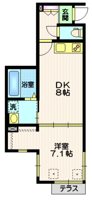 MAISON HIROの間取り