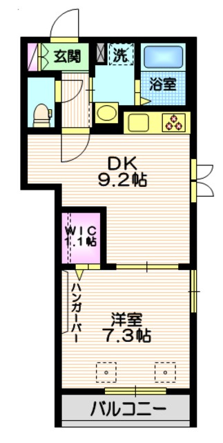 ガーデン　カメリアの間取り