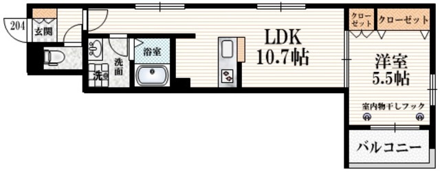 へーベルメゾン初台の間取り