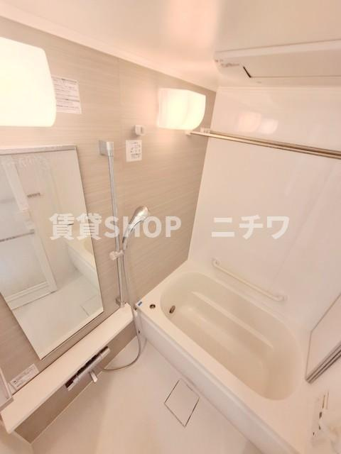 アトラス笹塚の浴室|浴室乾燥機能＆追焚機能　おしゃれなお風呂です