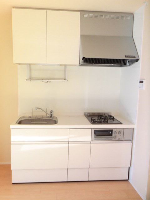 HEBEL MAISON　四谷のキッチン|グリル付ガス2口