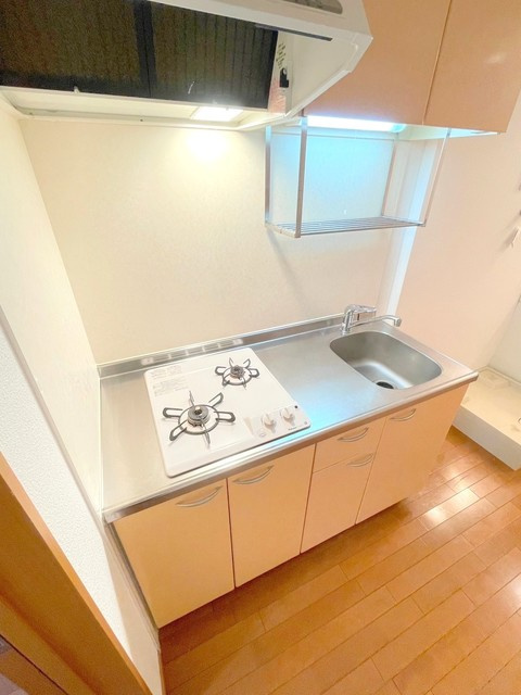 メゾン四季のキッチン|☆２口ガスシステムキッチン☆