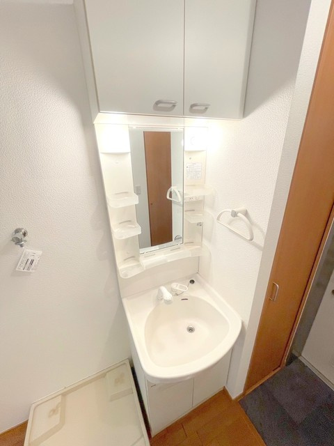 メゾン四季の洗面所|☆収納タップリの独立洗面台☆シャンプードレッサー付★