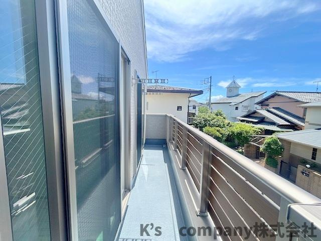 ◎茅ヶ崎市高田3丁目　新築戸建　2号棟◎のバルコニー|開放感のある広々としたバルコニー♪